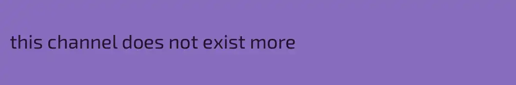 this channel does not exist more